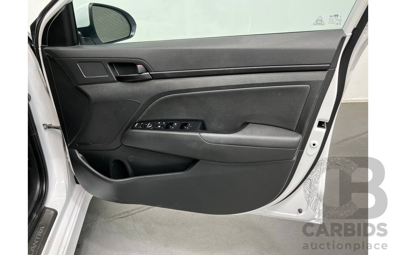 4/2018 Hyundai Elantra SR MY18 4d Sedan White 1.6L Turbo