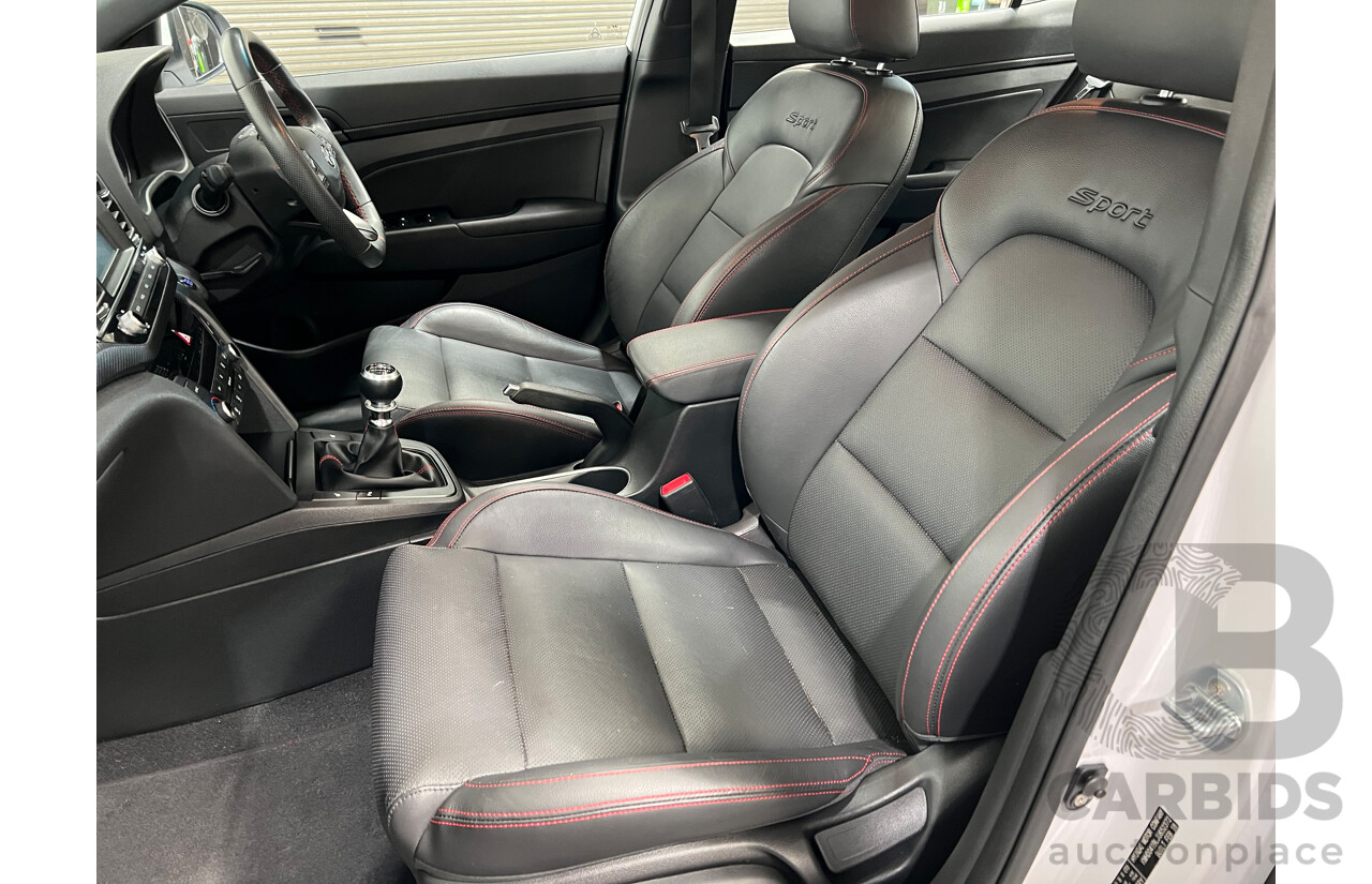 4/2018 Hyundai Elantra SR MY18 4d Sedan White 1.6L Turbo