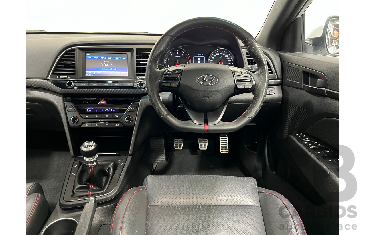 4/2018 Hyundai Elantra SR MY18 4d Sedan White 1.6L Turbo