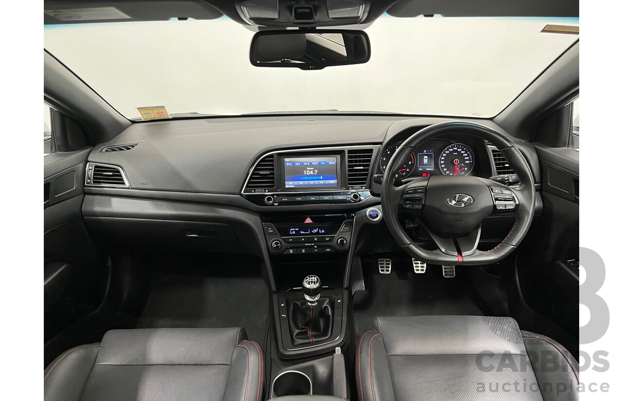 4/2018 Hyundai Elantra SR MY18 4d Sedan White 1.6L Turbo