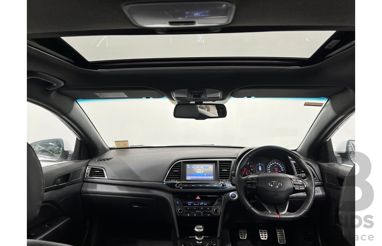 4/2018 Hyundai Elantra SR MY18 4d Sedan White 1.6L Turbo