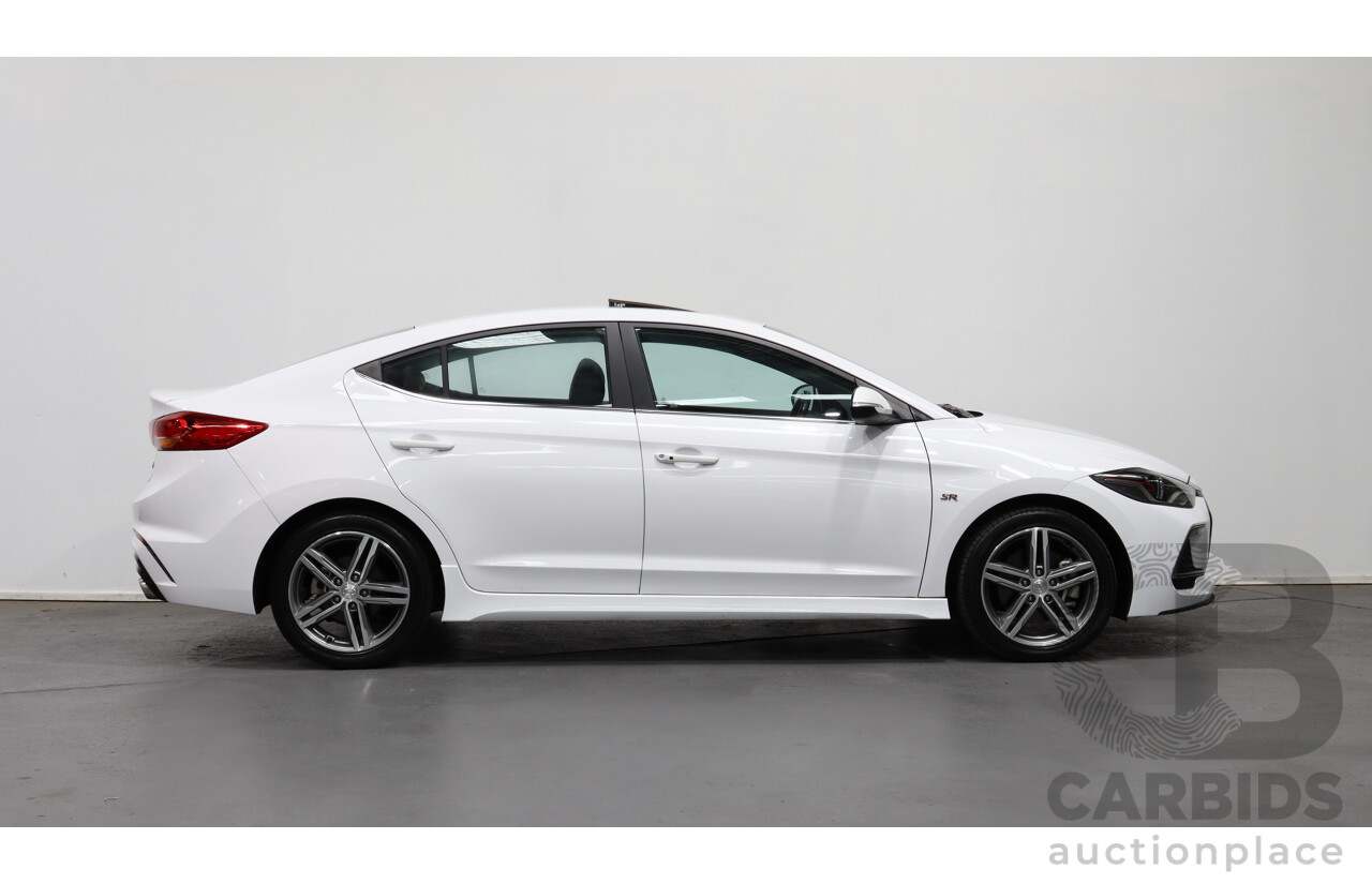 4/2018 Hyundai Elantra SR MY18 4d Sedan White 1.6L Turbo