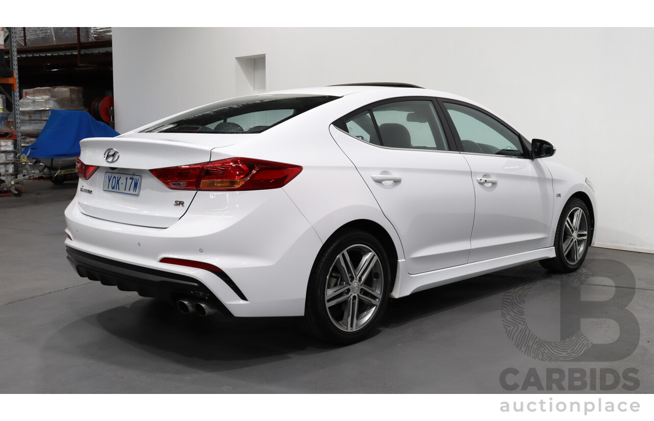 4/2018 Hyundai Elantra SR MY18 4d Sedan White 1.6L Turbo