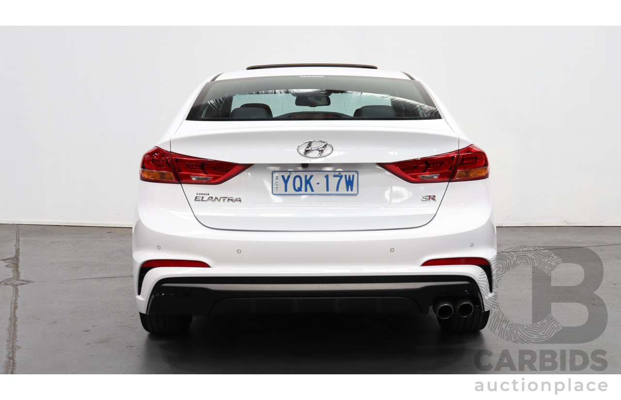 4/2018 Hyundai Elantra SR MY18 4d Sedan White 1.6L Turbo