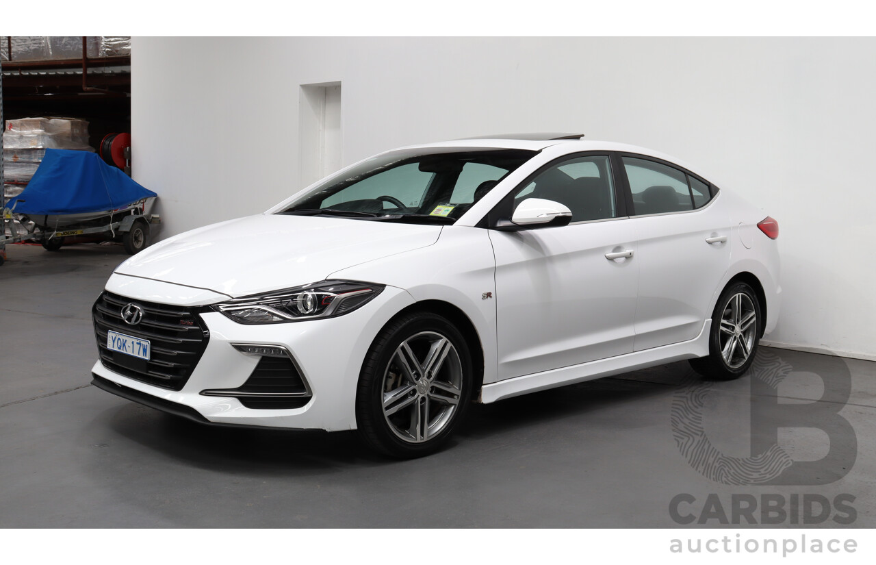 4/2018 Hyundai Elantra SR MY18 4d Sedan White 1.6L Turbo