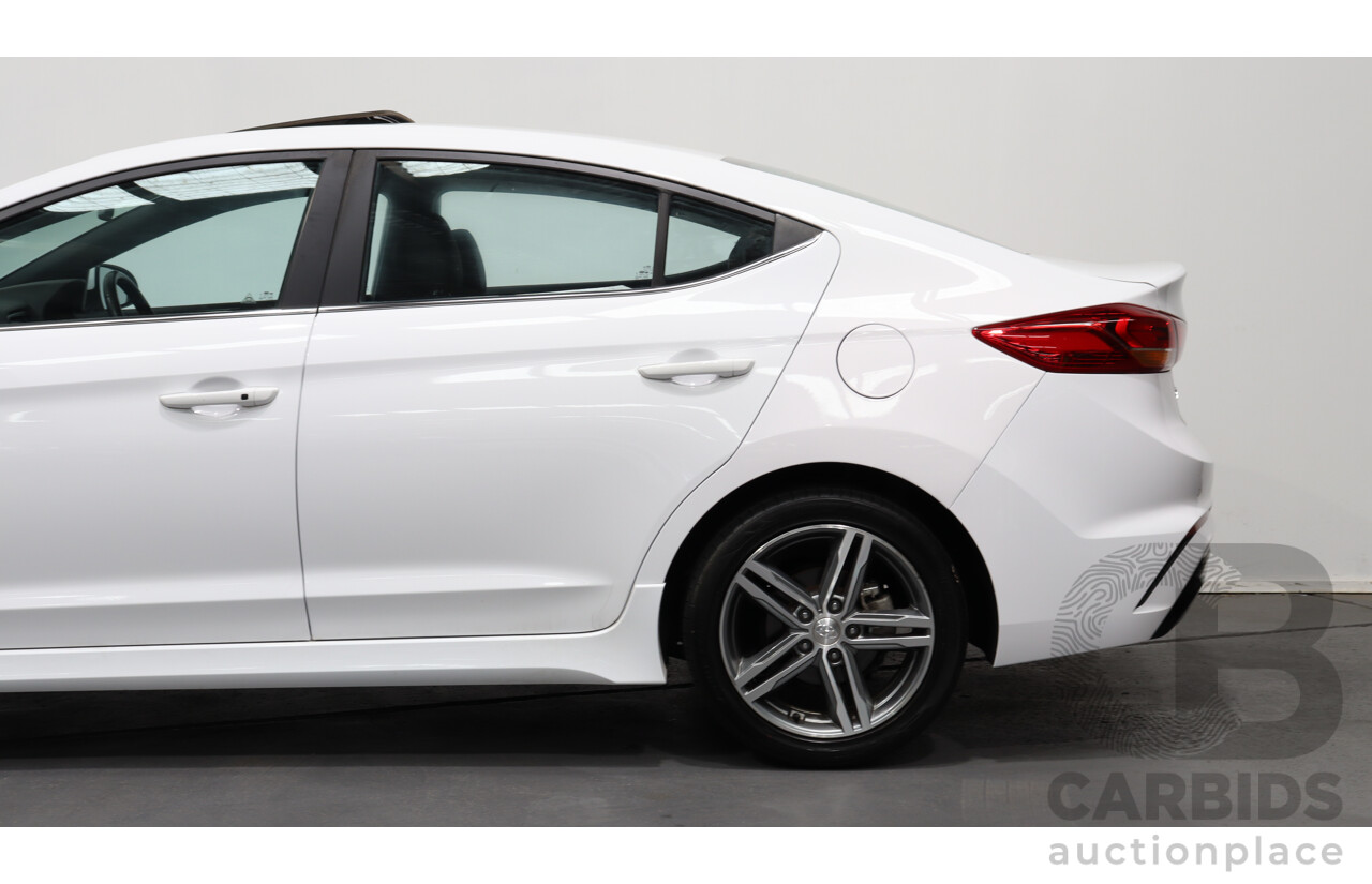 4/2018 Hyundai Elantra SR MY18 4d Sedan White 1.6L Turbo