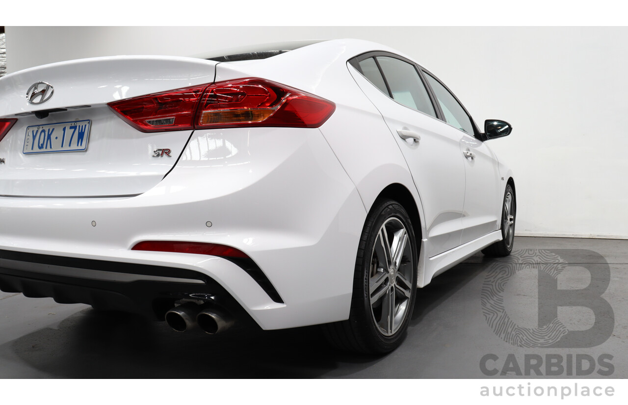 4/2018 Hyundai Elantra SR MY18 4d Sedan White 1.6L Turbo