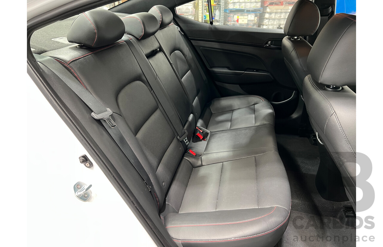 4/2018 Hyundai Elantra SR MY18 4d Sedan White 1.6L Turbo
