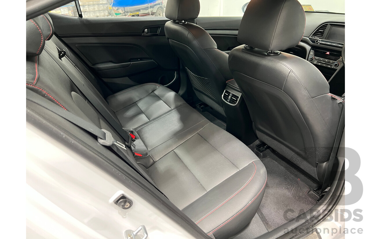 4/2018 Hyundai Elantra SR MY18 4d Sedan White 1.6L Turbo