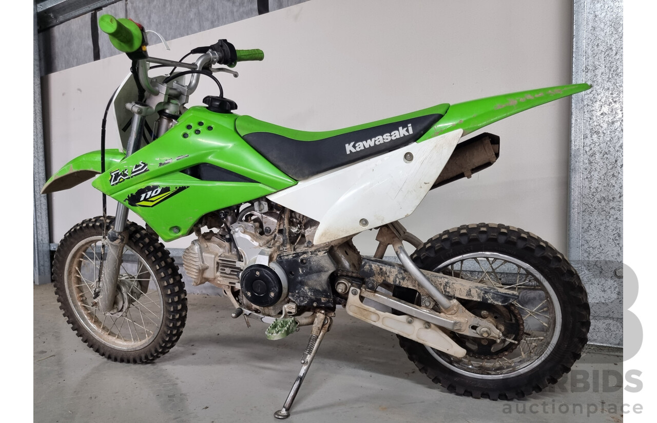 2018 Kawazaki KLX110 Motorcycle - VIN: JXALXSC15JDAB3130