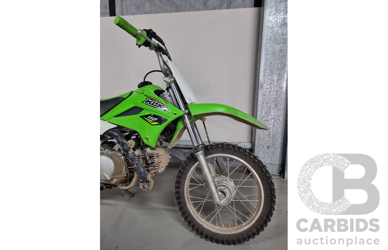 2018 Kawazaki KLX110 Motorcycle - VIN: JXALXSC15JDAB3130
