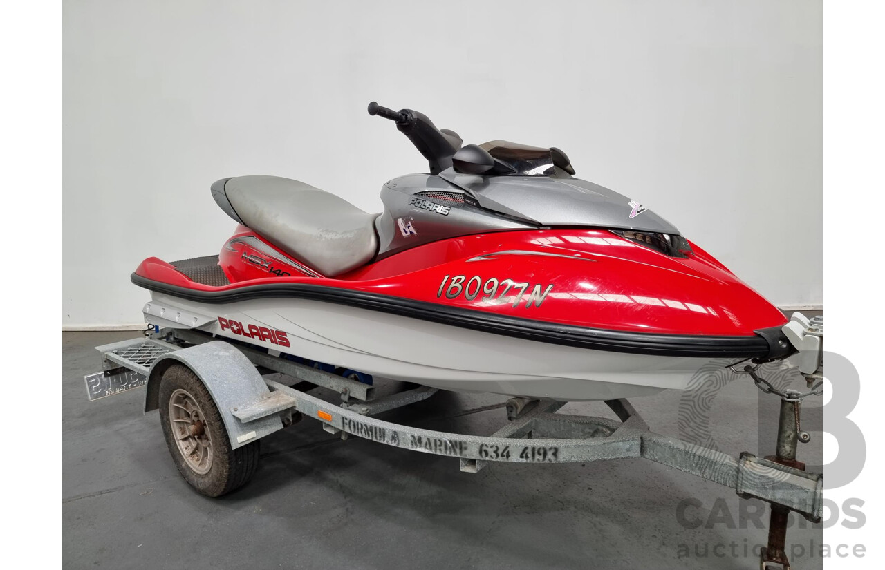 2004 Polaris MSX140 Jetski and 10/2004 Coaster Trailer