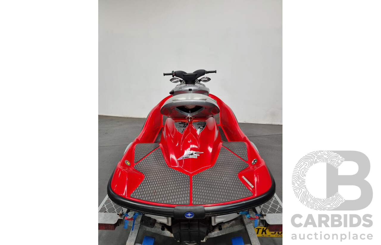 2004 Polaris MSX140 Jetski and 10/2004 Coaster Trailer