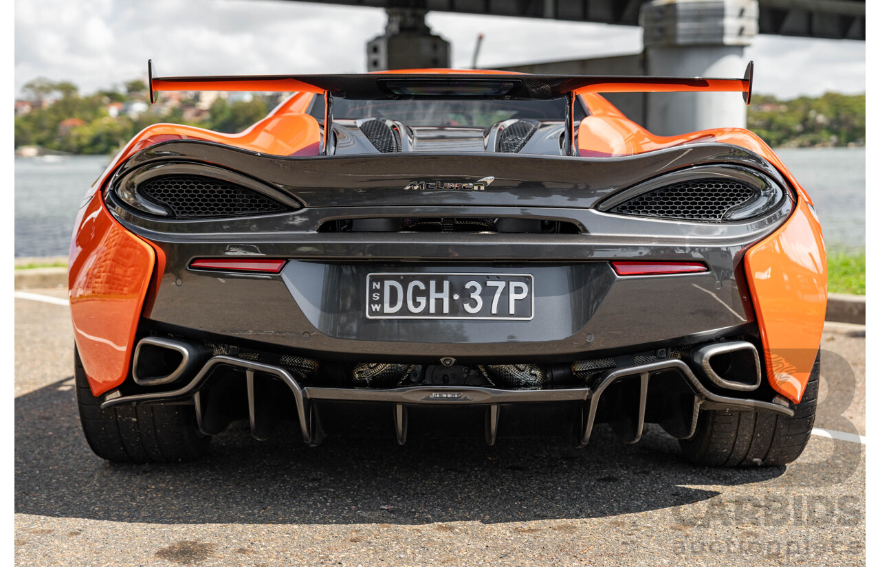 2/2019 McLaren 570S 2d Coupe Ventura Orange 3.8L Twin Turbo V8