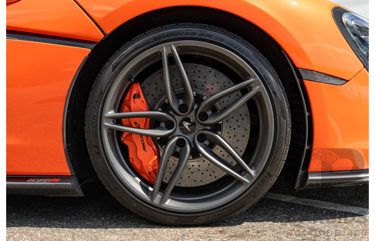 2/2019 McLaren 570S 2d Coupe Ventura Orange 3.8L Twin Turbo V8