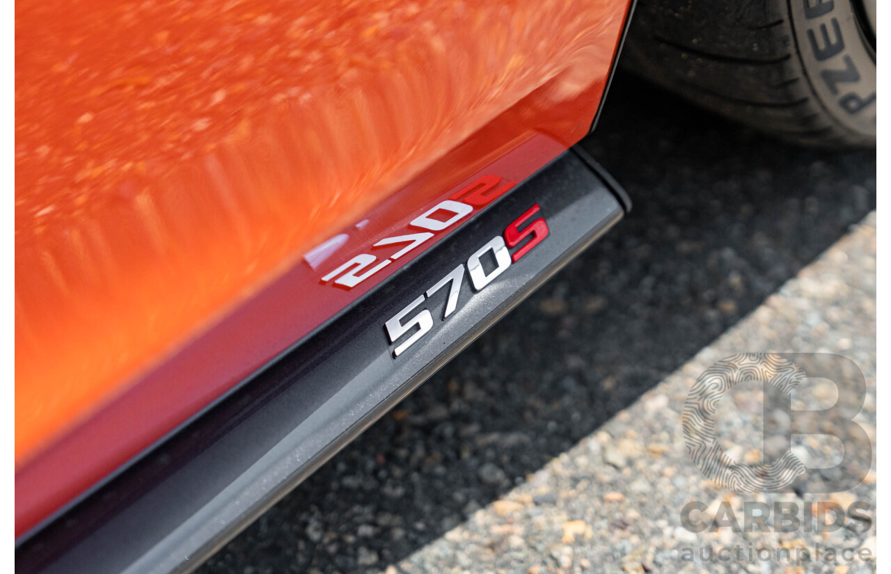 2/2019 McLaren 570S 2d Coupe Ventura Orange 3.8L Twin Turbo V8