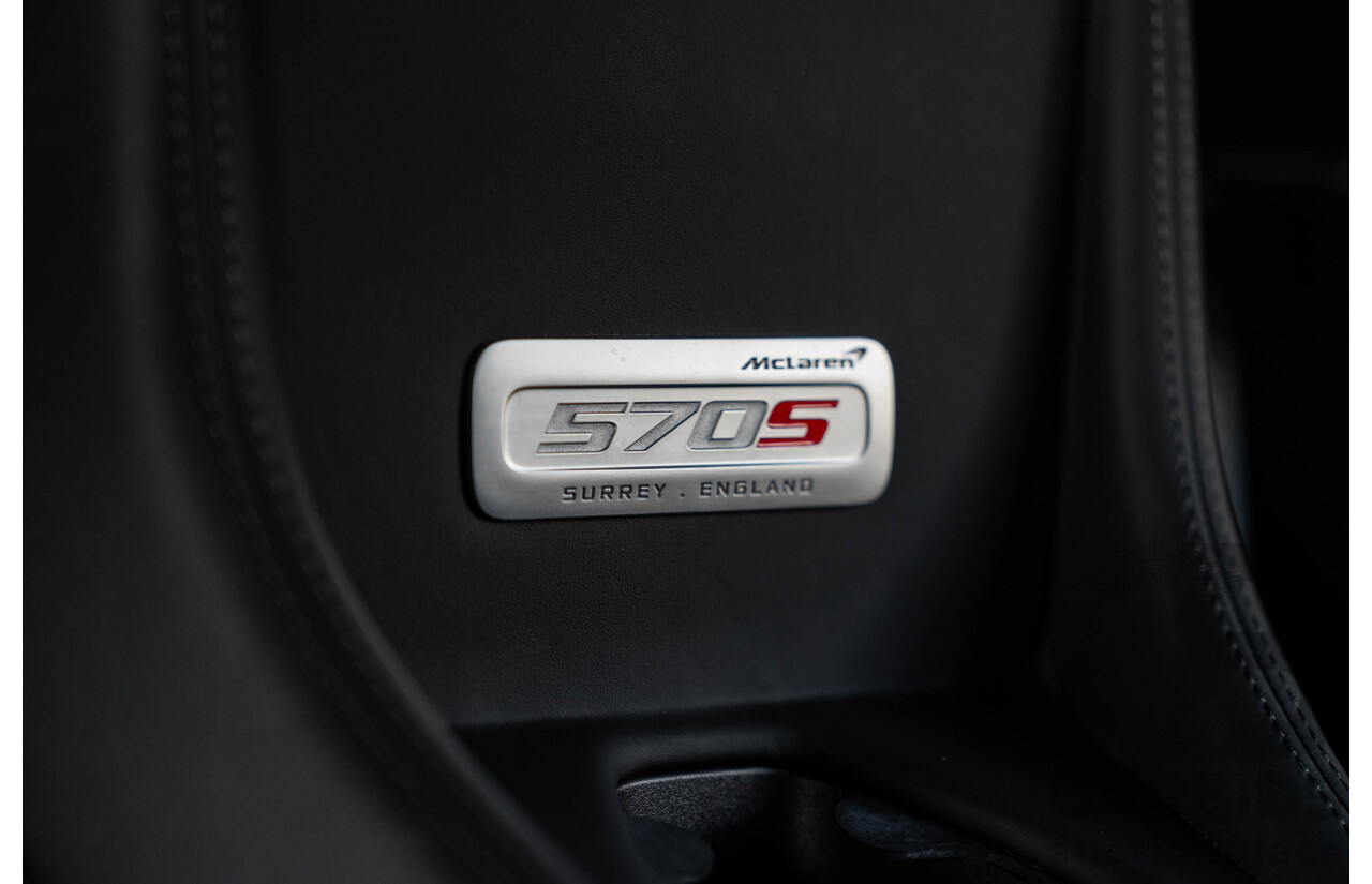 2/2019 McLaren 570S 2d Coupe Ventura Orange 3.8L Twin Turbo V8