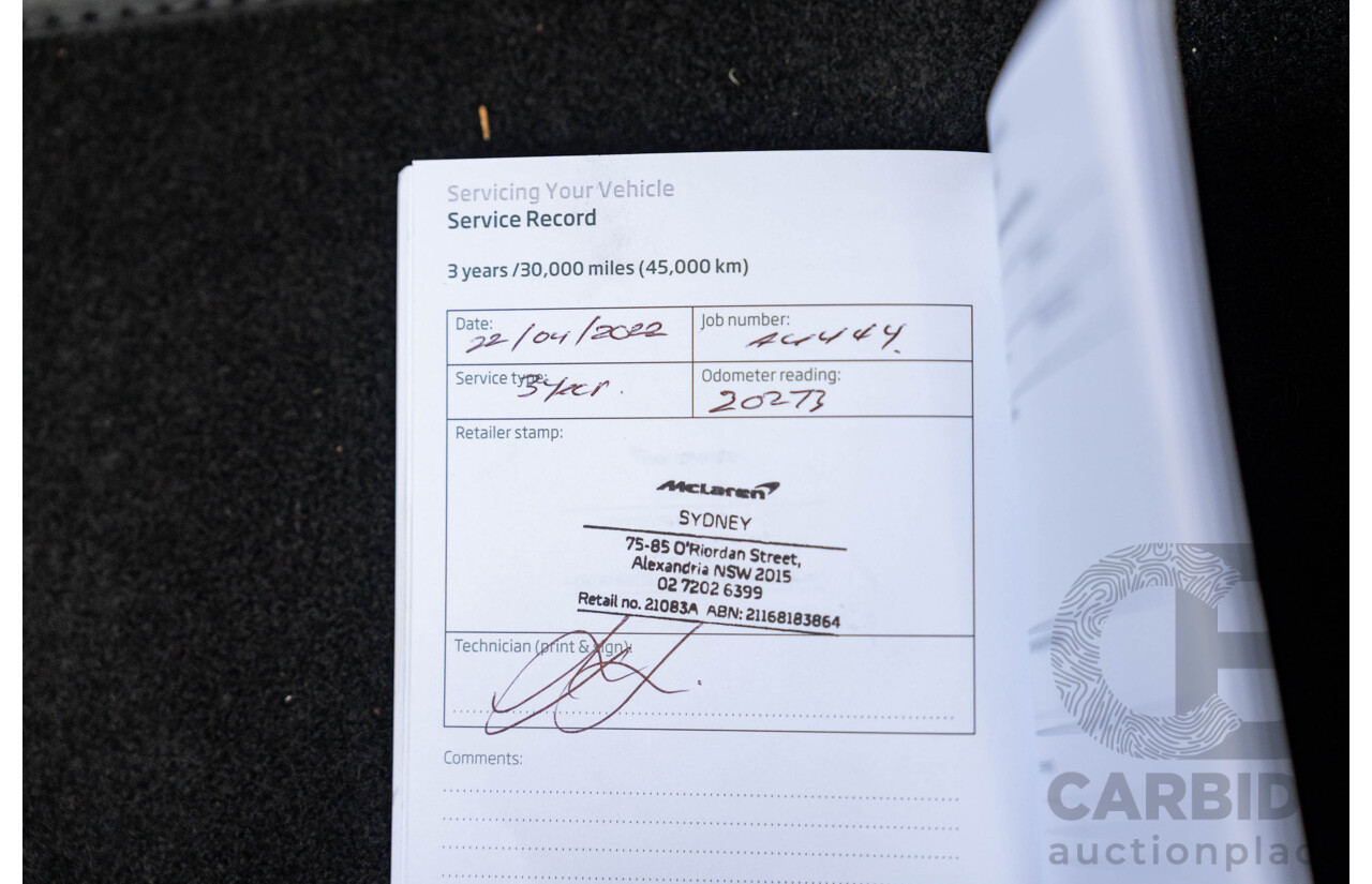 2/2019 McLaren 570S 2d Coupe Ventura Orange 3.8L Twin Turbo V8