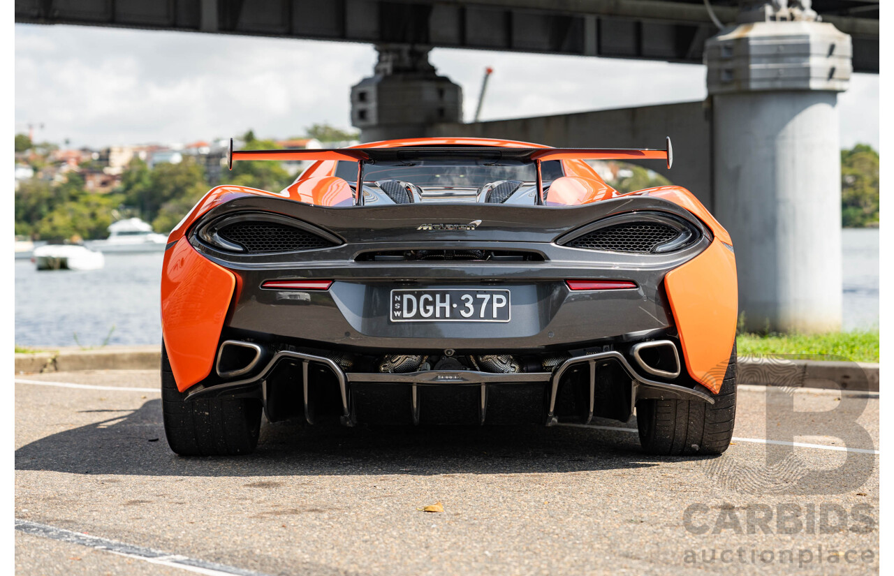 2/2019 McLaren 570S 2d Coupe Ventura Orange 3.8L Twin Turbo V8