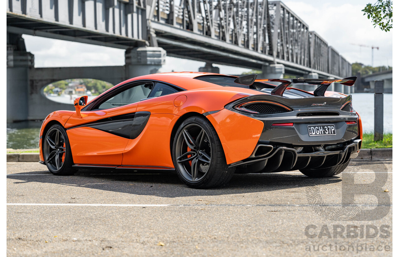 2/2019 McLaren 570S 2d Coupe Ventura Orange 3.8L Twin Turbo V8