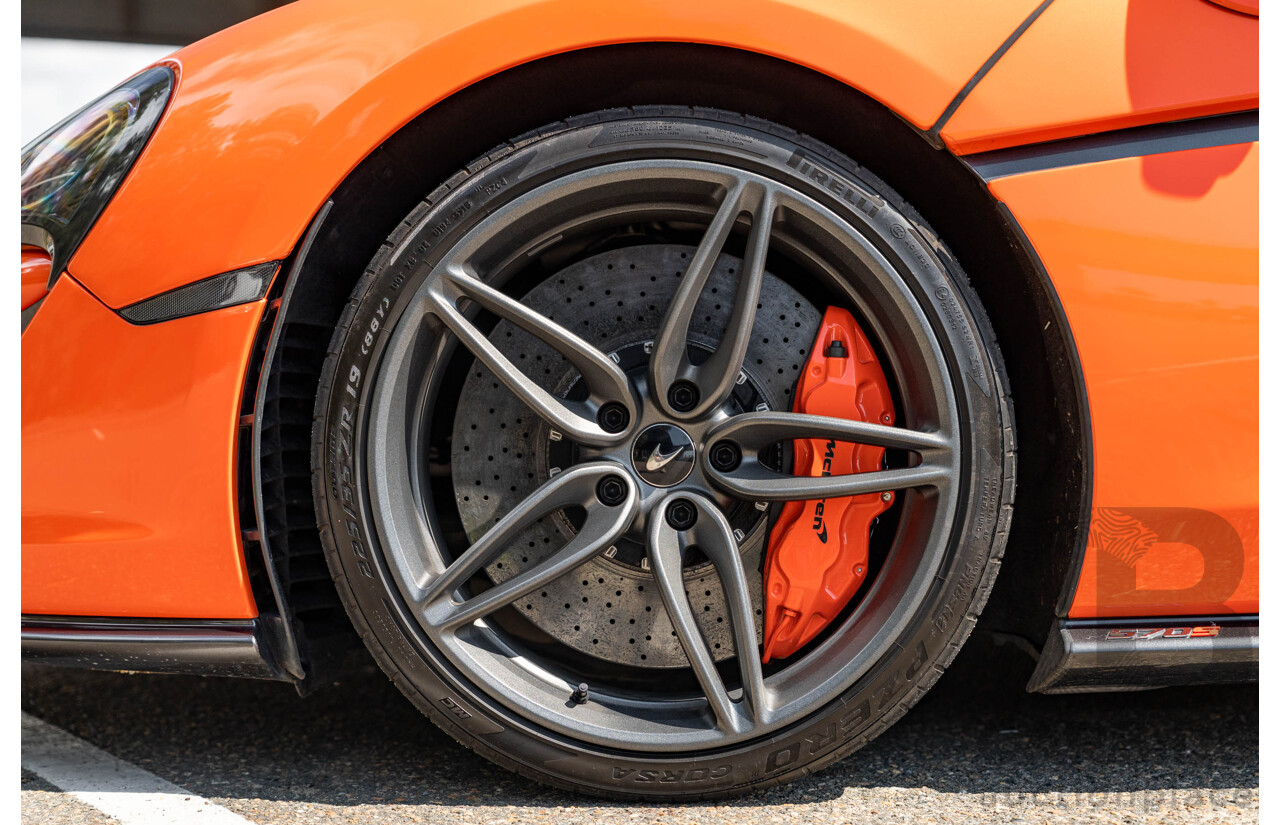 2/2019 McLaren 570S 2d Coupe Ventura Orange 3.8L Twin Turbo V8