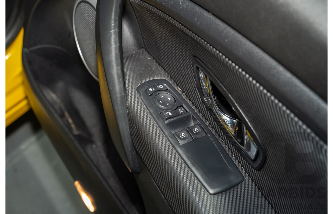 2/2016 Renault Megane RS 275 CUP Premium X95 MY15 3d Hatchback Liquid Yellow Metallic 2.0L Turbo