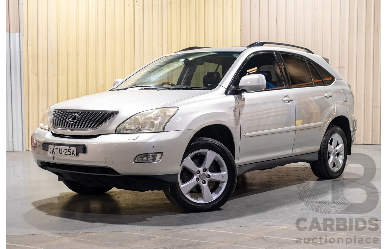1/2005 Lexus RX330 Sports (AWD) MCU38R UPDATE 4d Wagon Silver V6 3.3L