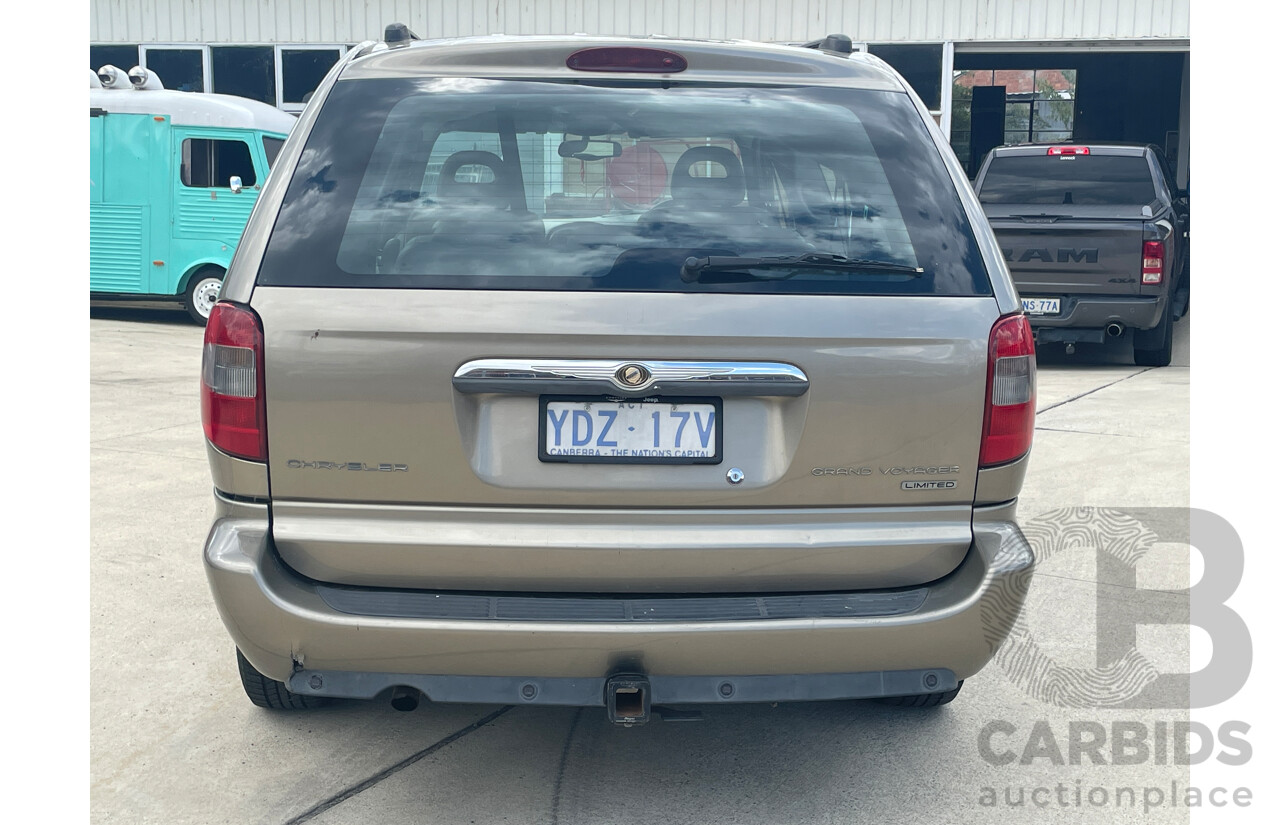 6/2005 Chrysler Grand Voyager Limited RG 05 UPGRADE 4d Wagon Tan 3.3L