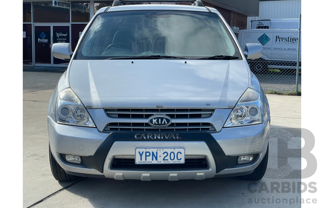 8/2008 Kia Grand Carnival (EX) VQ 4d Wagon Silver 3.8L