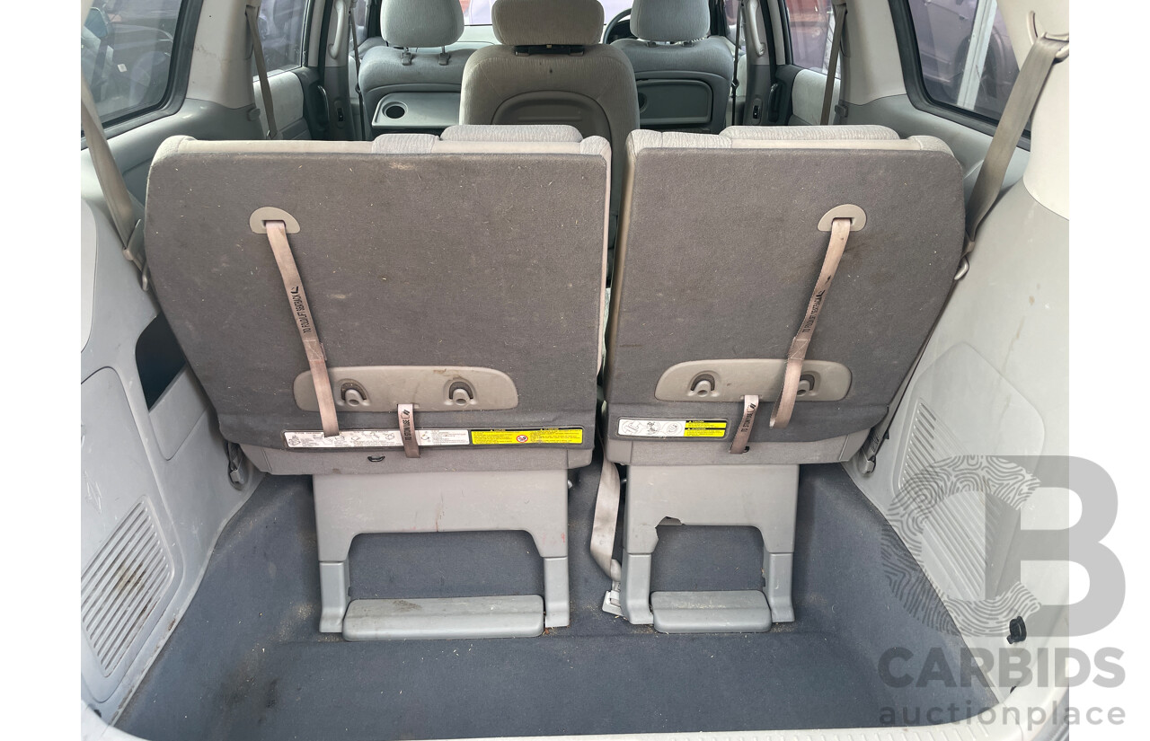 8/2008 Kia Grand Carnival (EX) VQ 4d Wagon Silver 3.8L