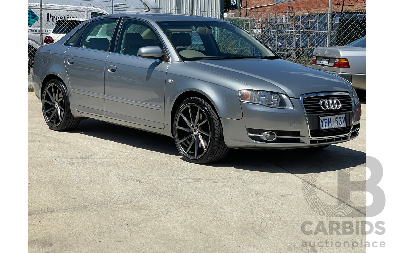 5/2007 Audi A4 2.0 TFSI B7 MY06 UPGRADE 4d Sedan Grey 2.0L
