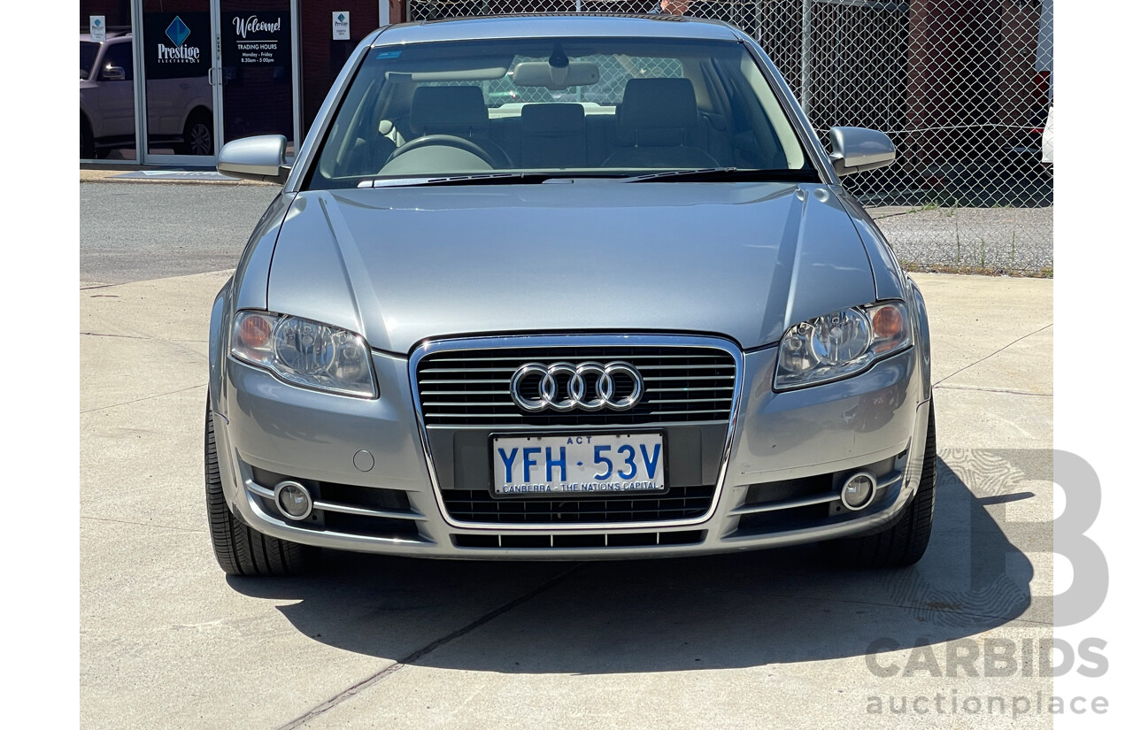 5/2007 Audi A4 2.0 TFSI B7 MY06 UPGRADE 4d Sedan Grey 2.0L