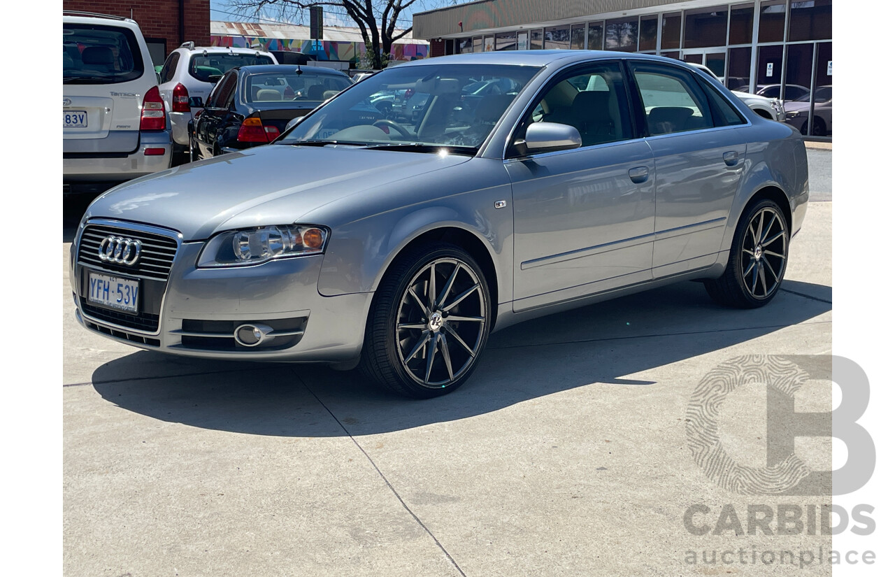5/2007 Audi A4 2.0 TFSI B7 MY06 UPGRADE 4d Sedan Grey 2.0L
