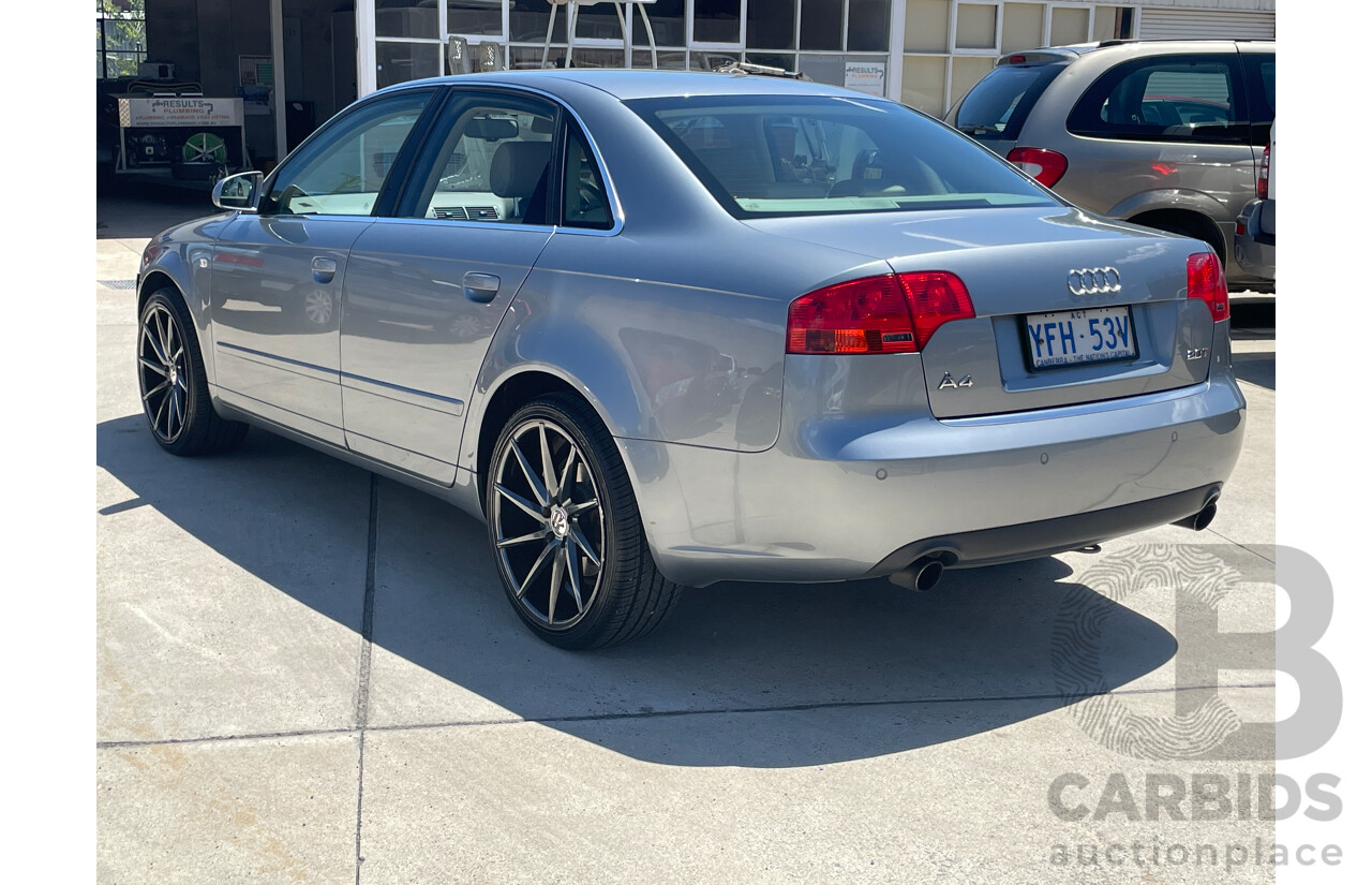 5/2007 Audi A4 2.0 TFSI B7 MY06 UPGRADE 4d Sedan Grey 2.0L