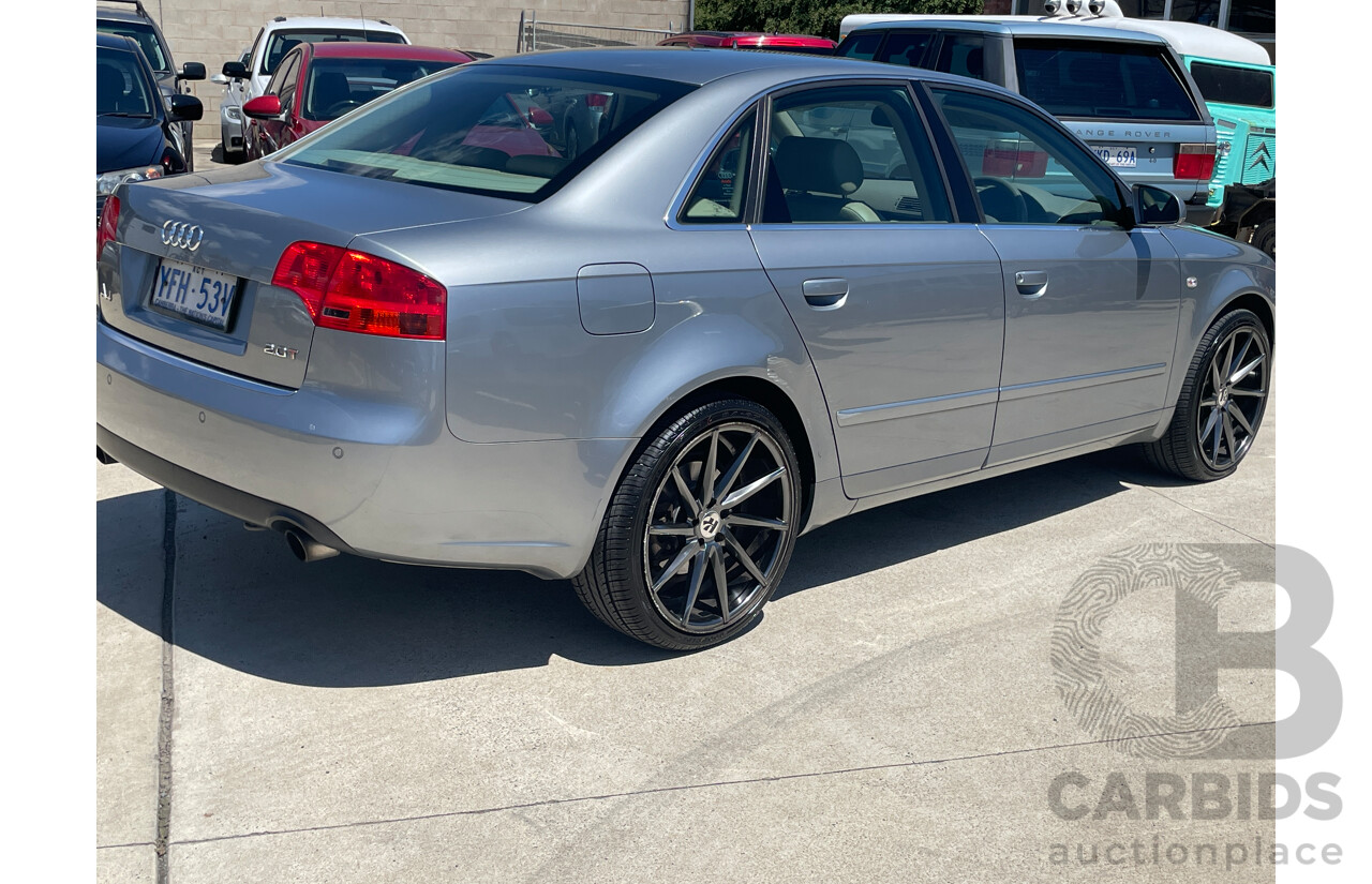 5/2007 Audi A4 2.0 TFSI B7 MY06 UPGRADE 4d Sedan Grey 2.0L