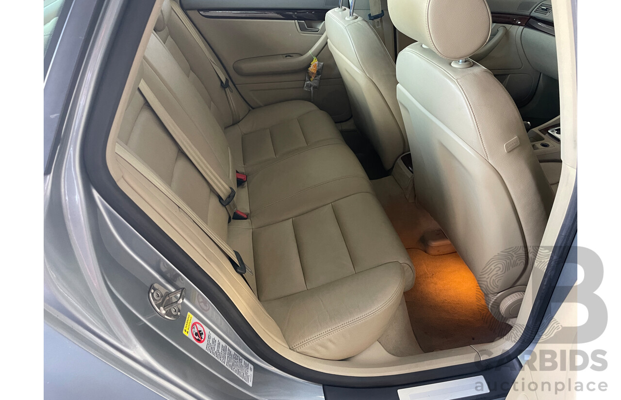 5/2007 Audi A4 2.0 TFSI B7 MY06 UPGRADE 4d Sedan Grey 2.0L