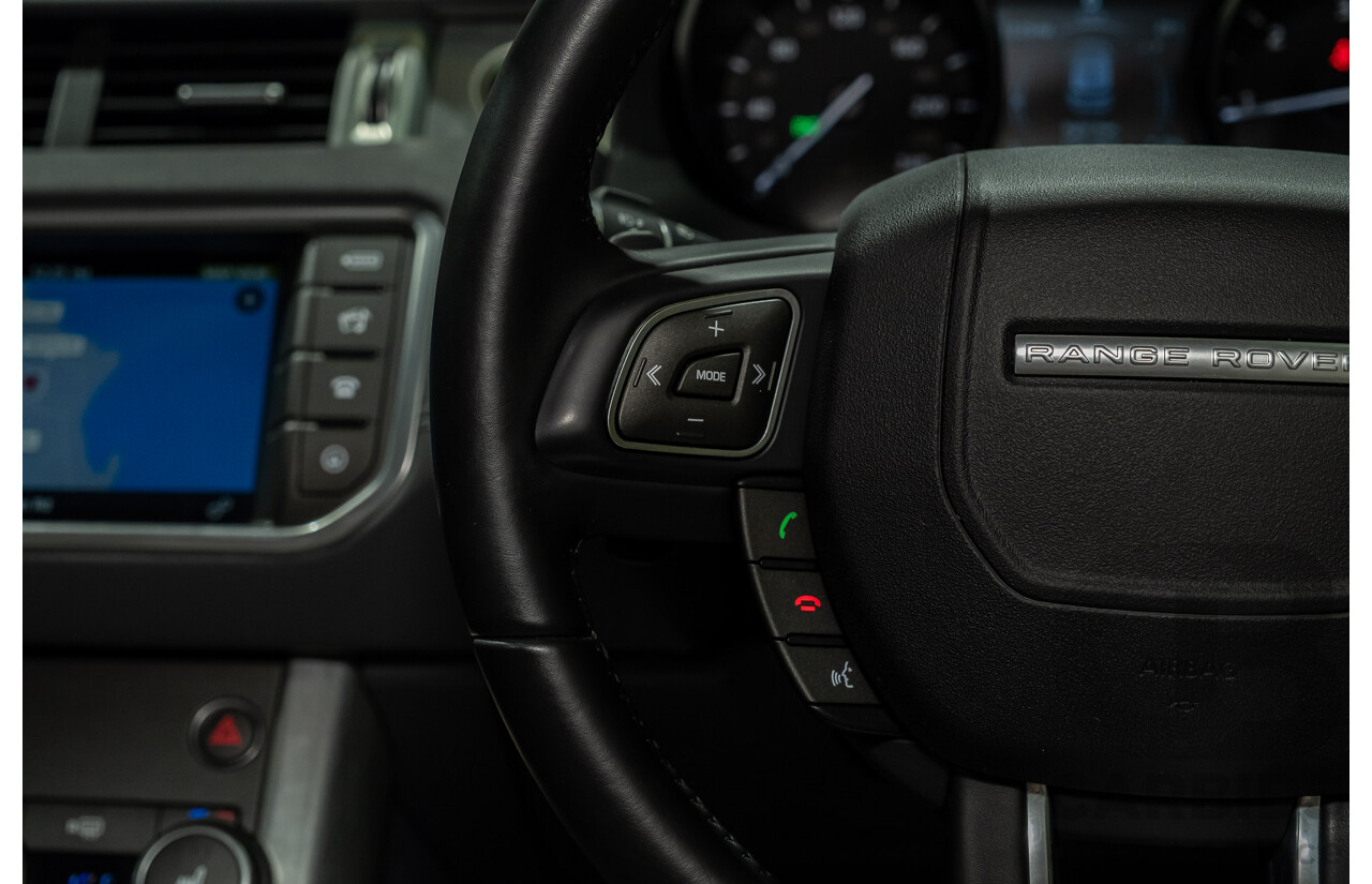 2/2017 Range Rover Evoque TD4 180 SE LV MY16 5d Wagon Blue 2.0L Turbo Diesel