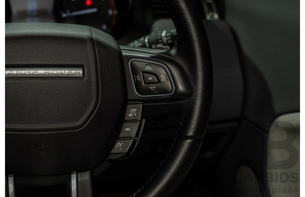 2/2017 Range Rover Evoque TD4 180 SE LV MY16 5d Wagon Blue 2.0L Turbo Diesel