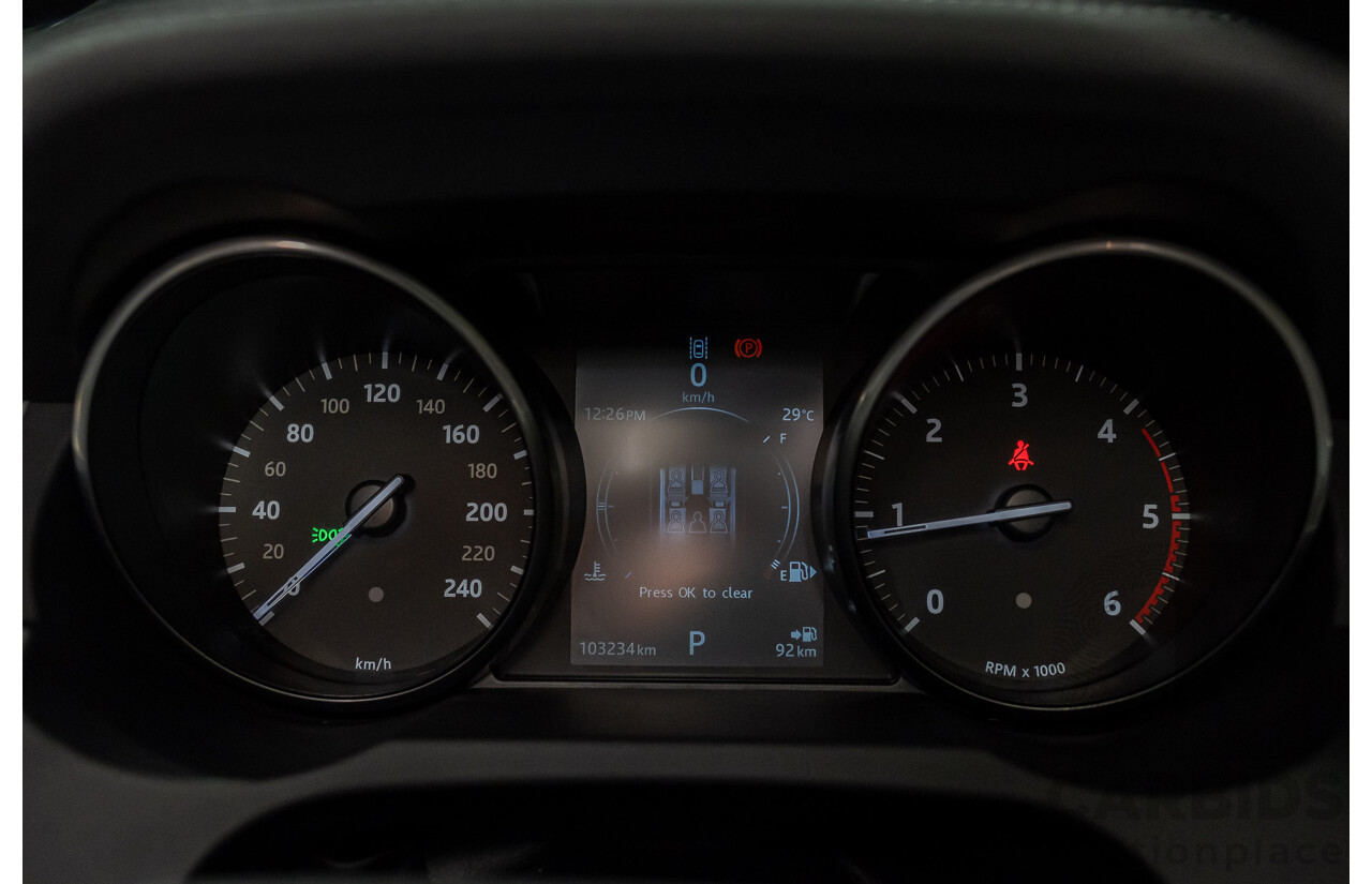 2/2017 Range Rover Evoque TD4 180 SE LV MY16 5d Wagon Blue 2.0L Turbo Diesel