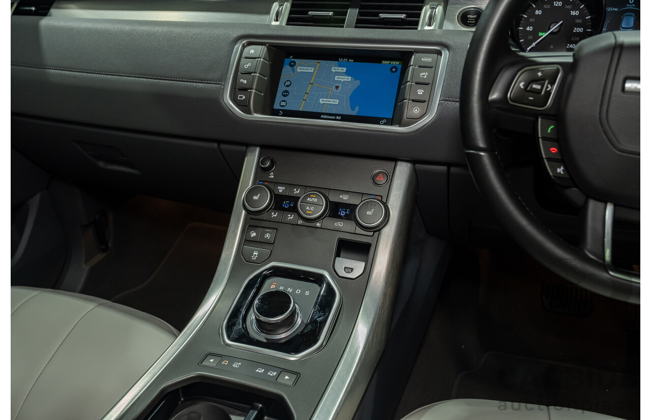 2/2017 Range Rover Evoque TD4 180 SE LV MY16 5d Wagon Blue 2.0L Turbo Diesel