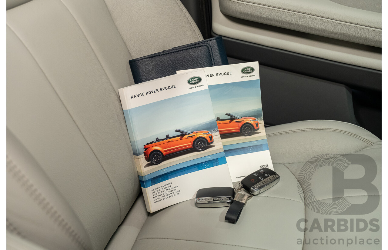 2/2017 Range Rover Evoque TD4 180 SE LV MY16 5d Wagon Blue 2.0L Turbo Diesel