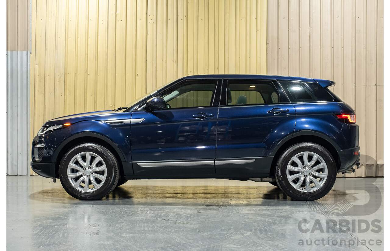 2/2017 Range Rover Evoque TD4 180 SE LV MY16 5d Wagon Blue 2.0L Turbo Diesel