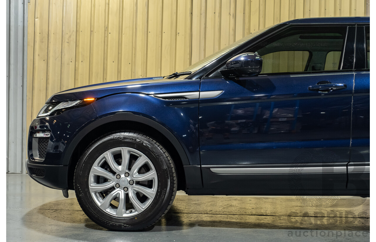 2/2017 Range Rover Evoque TD4 180 SE LV MY16 5d Wagon Blue 2.0L Turbo Diesel