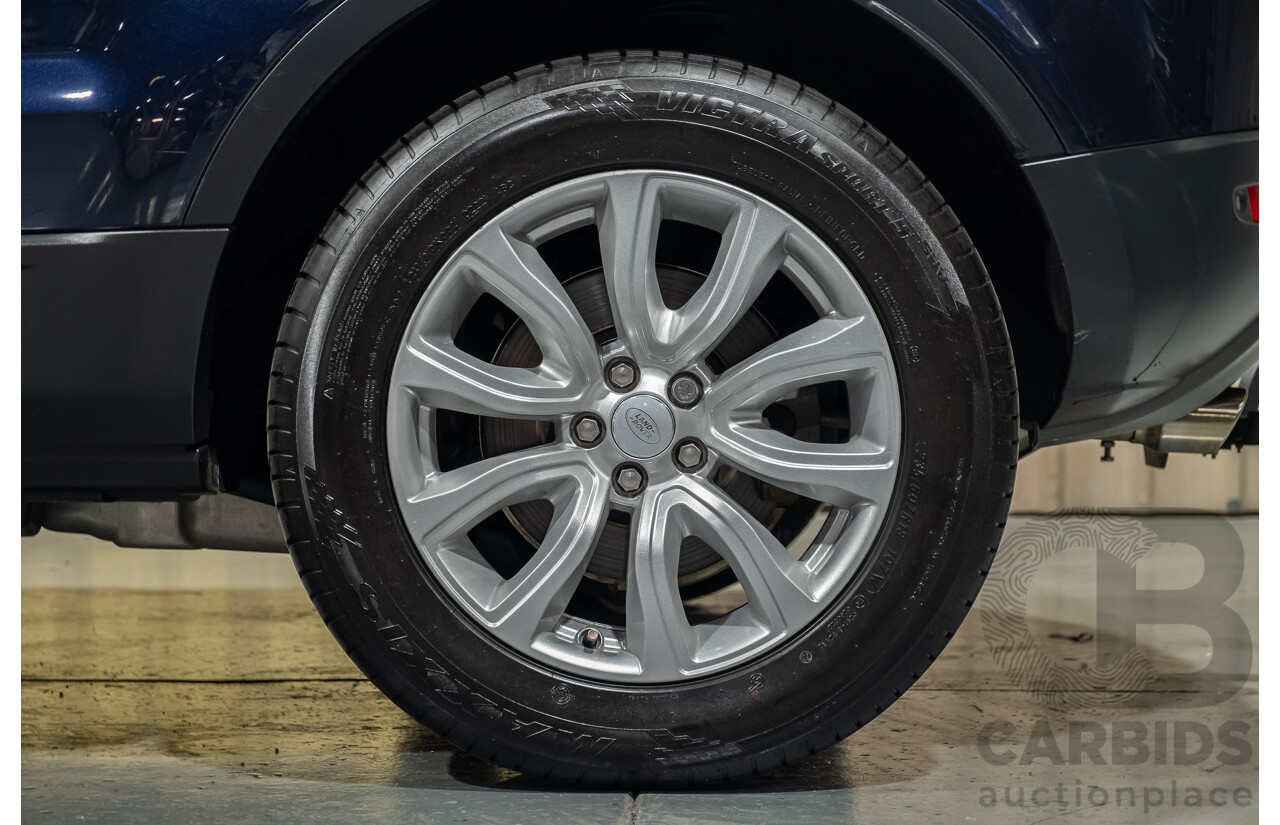 2/2017 Range Rover Evoque TD4 180 SE LV MY16 5d Wagon Blue 2.0L Turbo Diesel