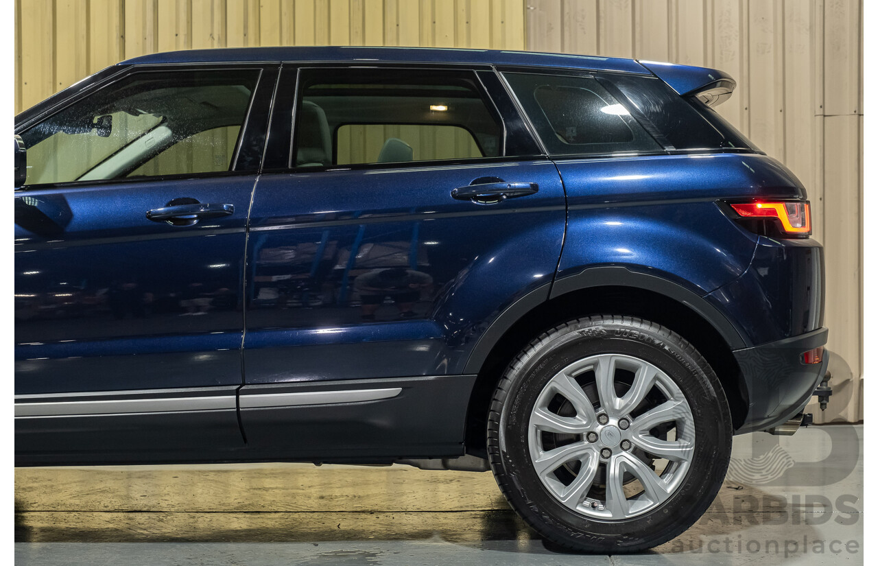 2/2017 Range Rover Evoque TD4 180 SE LV MY16 5d Wagon Blue 2.0L Turbo Diesel