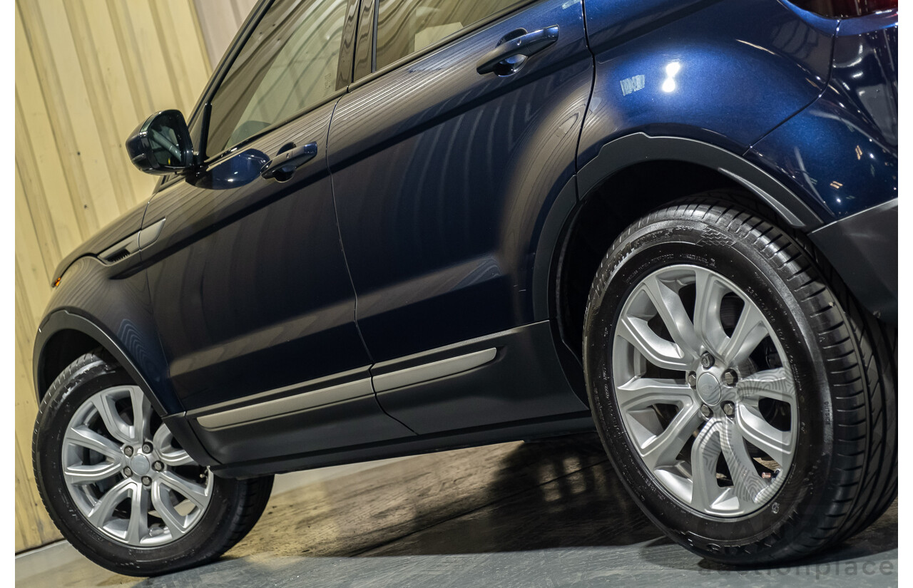 2/2017 Range Rover Evoque TD4 180 SE LV MY16 5d Wagon Blue 2.0L Turbo Diesel