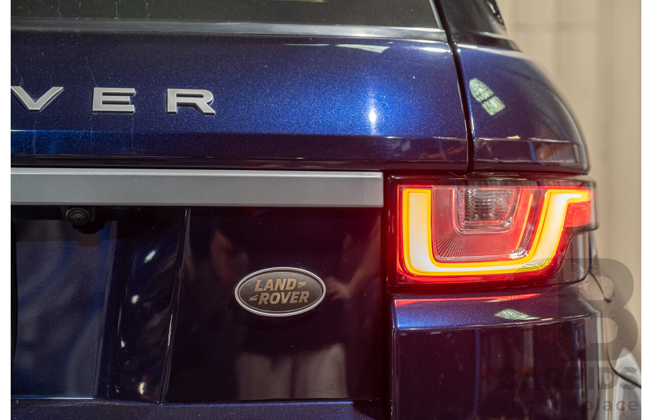 2/2017 Range Rover Evoque TD4 180 SE LV MY16 5d Wagon Blue 2.0L Turbo Diesel