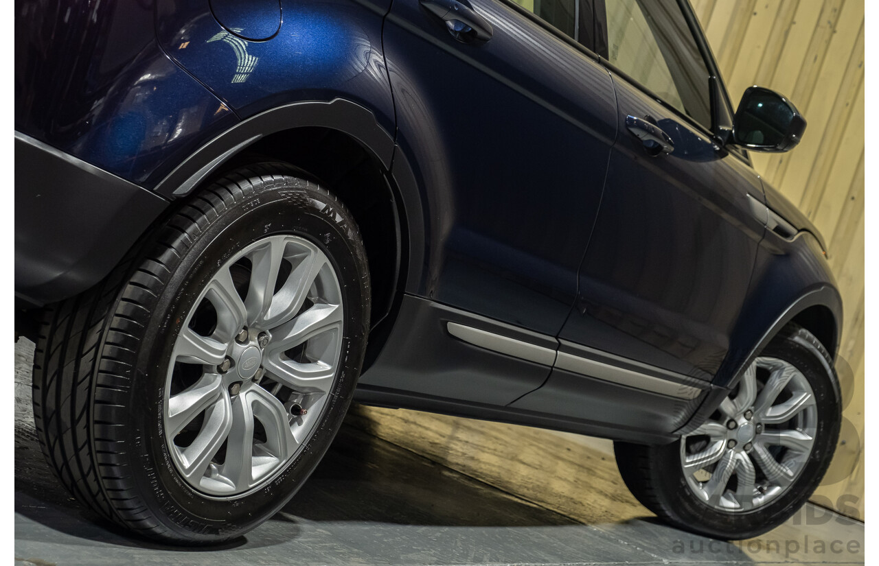 2/2017 Range Rover Evoque TD4 180 SE LV MY16 5d Wagon Blue 2.0L Turbo Diesel