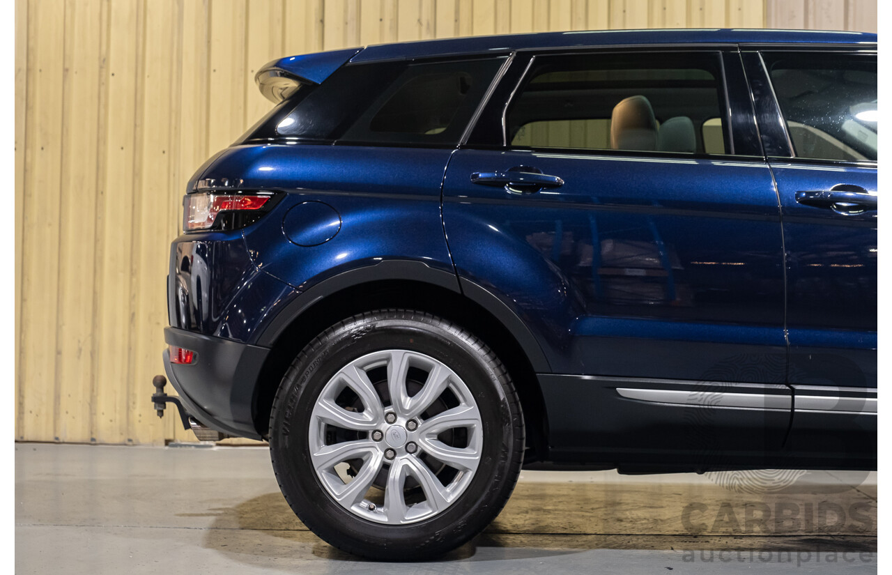 2/2017 Range Rover Evoque TD4 180 SE LV MY16 5d Wagon Blue 2.0L Turbo Diesel