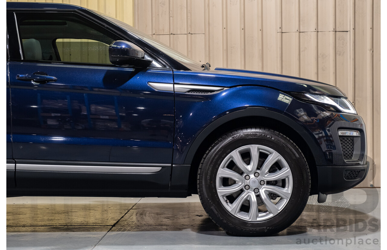 2/2017 Range Rover Evoque TD4 180 SE LV MY16 5d Wagon Blue 2.0L Turbo Diesel